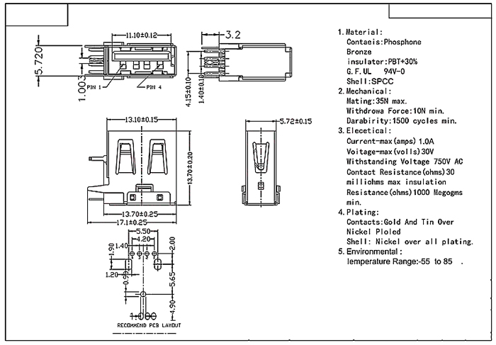 USB2.0設(shè)計(jì)圖紙 USB2.0設(shè)計(jì)圖紙