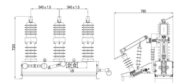 隔離開(kāi)關(guān)圖紙